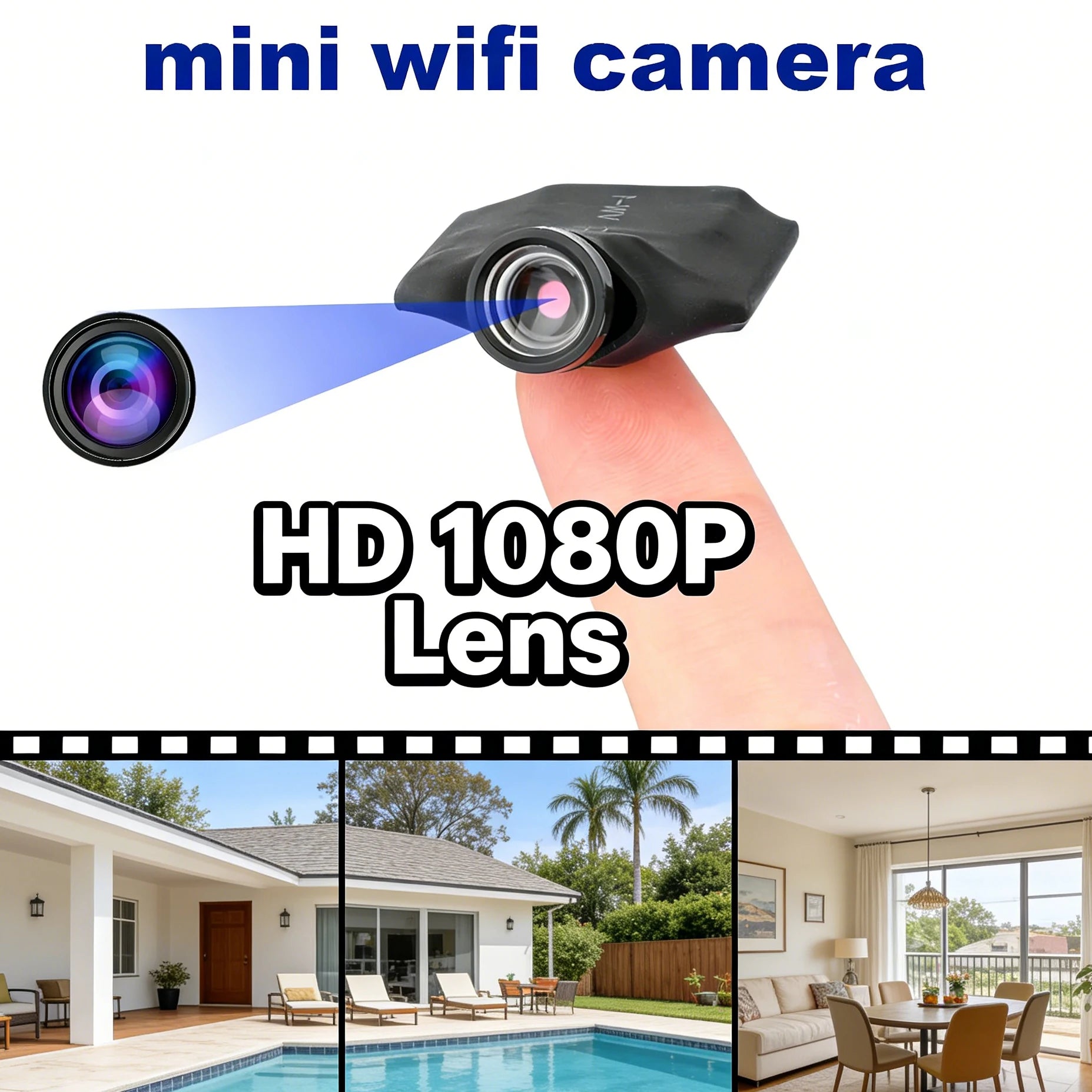 1080P Mini Camera Module WiFi Camera HD DIY Video Recorder Motion Detection Home Security Surveillance Camcorder Remote View