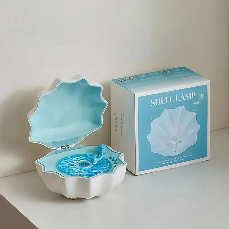 Wave Vinyl Record Player – Retro Bluetooth Speaker with White Noise & Color Light