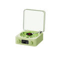 RGB Rhythm Light Waves Vinyl Player BT Speaker with White Noise Retro Turntable Speaker Sleep Aid Vitrola Shaped Speaker