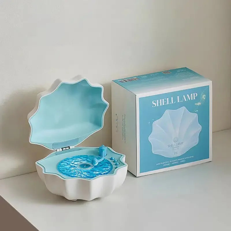 Wave Vinyl Record Player – Retro Bluetooth Speaker with White Noise & Color Light