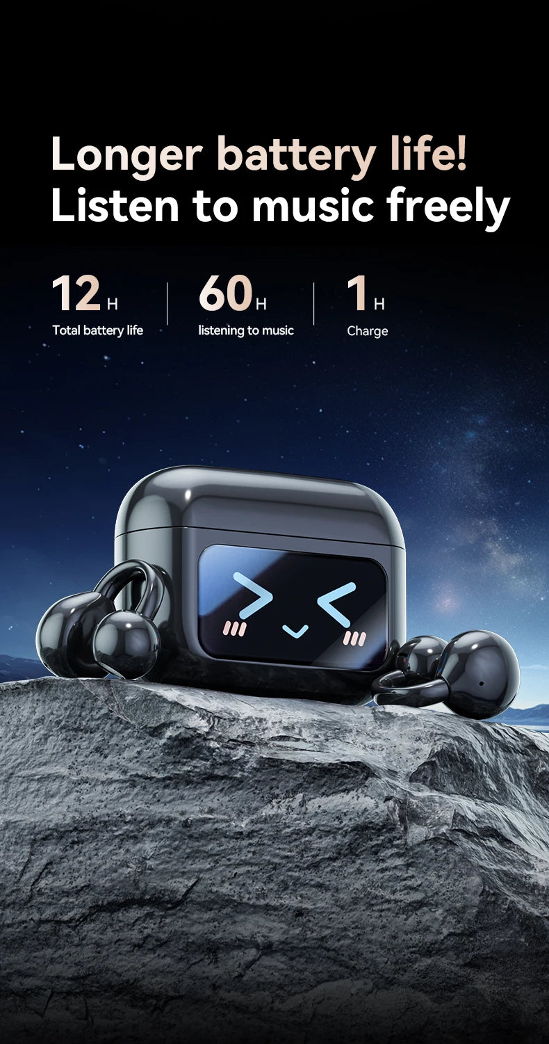 New AI BT Earphone Translation into 144 Languages Wireless Bluetooth Headphone Smart Voice Real Time Headset for Travel Work